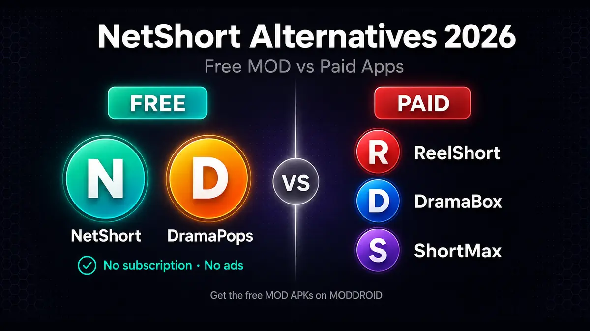 Best NetShort alternatives in 2026 — free MOD APKs vs paid short drama apps comparison